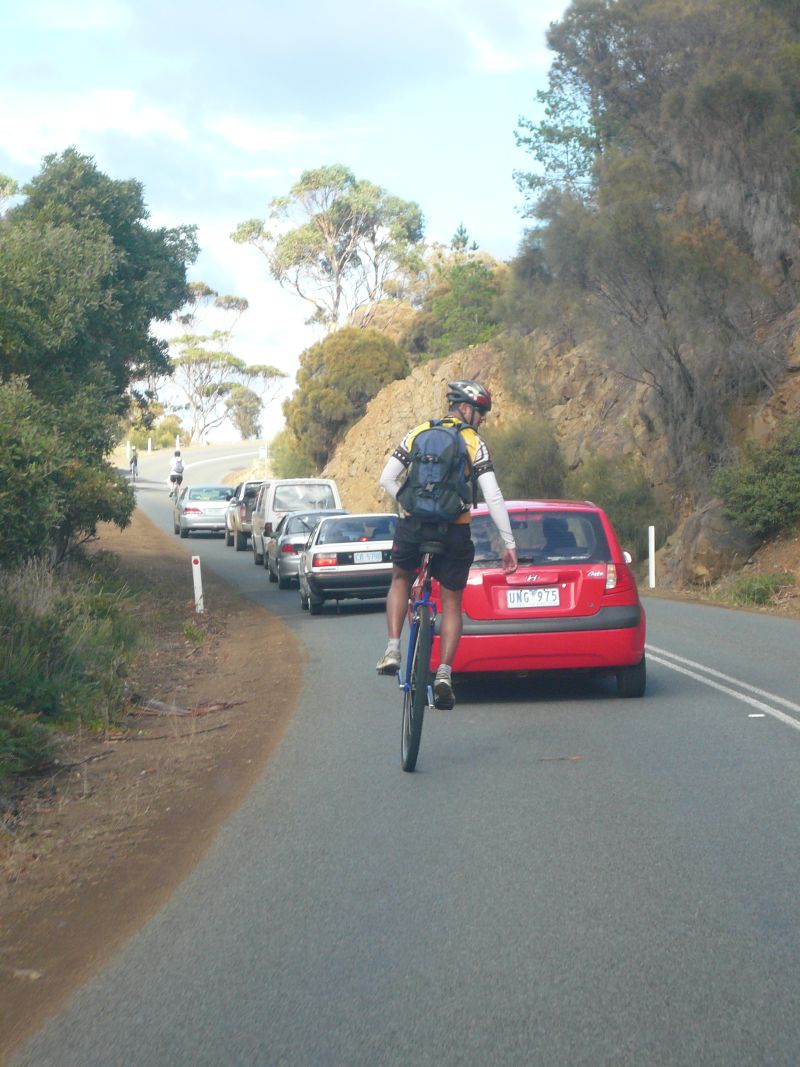 p1020944dssidtrafficjam Aubin at the front, how can Sid get through the traffic?